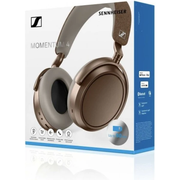 Sennheiser MOMENTUM 4 bezdrátová sluchátka hnědá - Sluchátka - Obrázek LQBH000K01