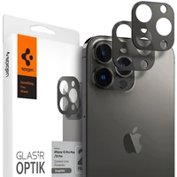 Spigen tR Optik 2 Pack tvrzené sklo na fotoaparát iPhone 13 Pro/13 Pro Max černé - Ochranné folie a skla