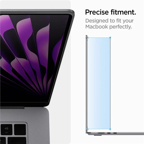 Spigen SafeView Privacy Filter ochranná fólie MacBook Air 15" M2/M3/M4 - Ochranné folie a skla - Obrázek LRN5000701