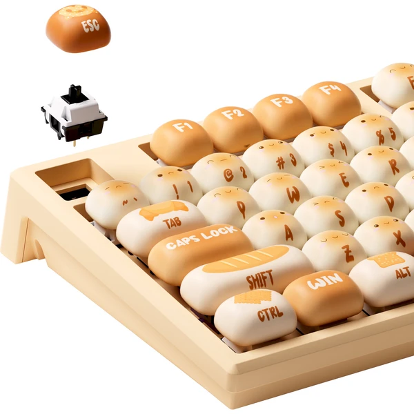 Akko MonsGeek MG108B Bun Wonderland herní klávesnice (US) - Klávesnice - Obrázek LRQG000K01