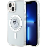 Karl Lagerfeld IML Choupette MagSafe kryt iPhone 15 čirý - Pouzdra