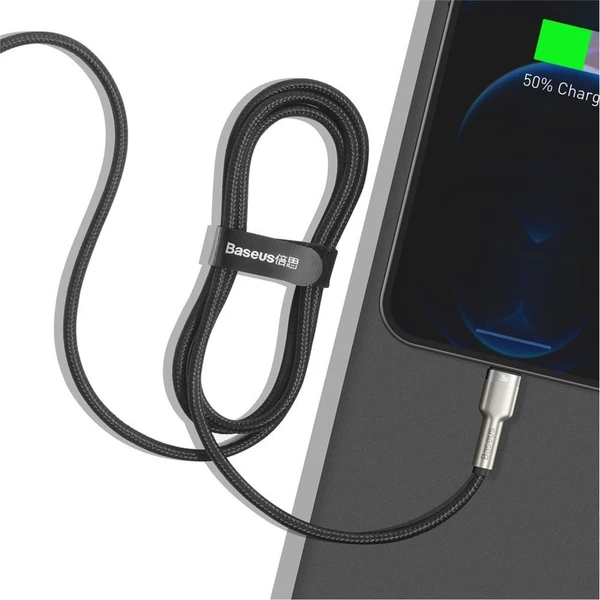 Baseus Cafule USB-C/Lightning napájecí kabel 20W 2m černý - Kabely a redukce - Obrázek LSKGF00101