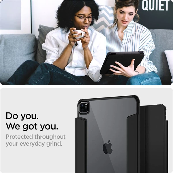Spigen Ultra Hybrid Pro pouzdro iPad Pro 11" (22/21/20/18) černé - Pouzdra - Obrázek LTC5000L01