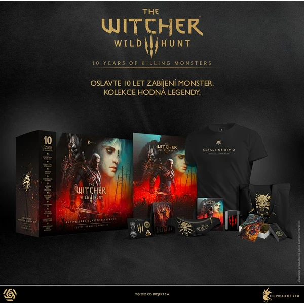 Dárkový set The Witcher 3: 10th Anniversary Monster Slayer Kit - Dárkové sety - Obrázek LTJI000K01