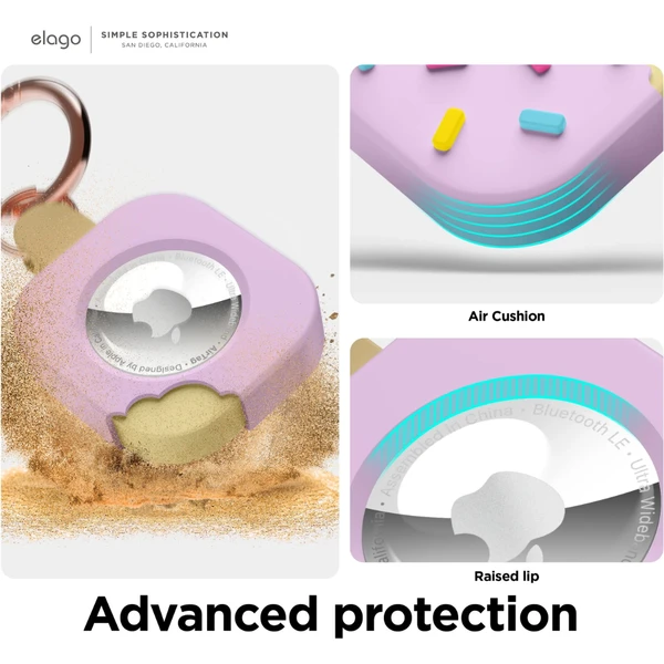 ELAGO Ice Cream pouzdro pro Apple AirTag hnědé - Pouzdra - Obrázek LUEM100501