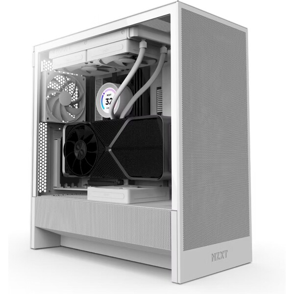 NZXT H5 Flow bílá (CC-H52FW-01) Bílá
