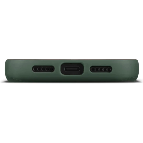 Woolnut MagSafe kožený kryt iPhone 17 Pro tmavě zelený - Pouzdra - Obrázek LULH000K01