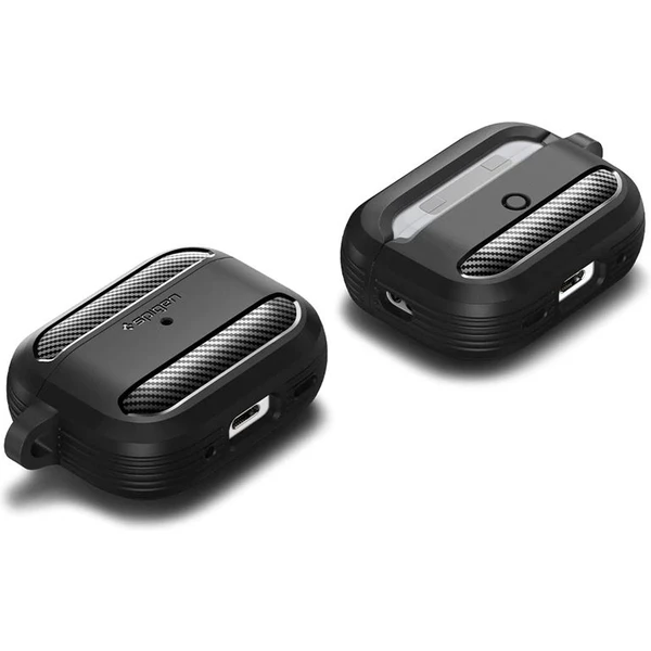 Spigen Rugged Armor pouzdro pro  AirPods Pro 2 černé - Pouzdra - Obrázek LVK0000N01