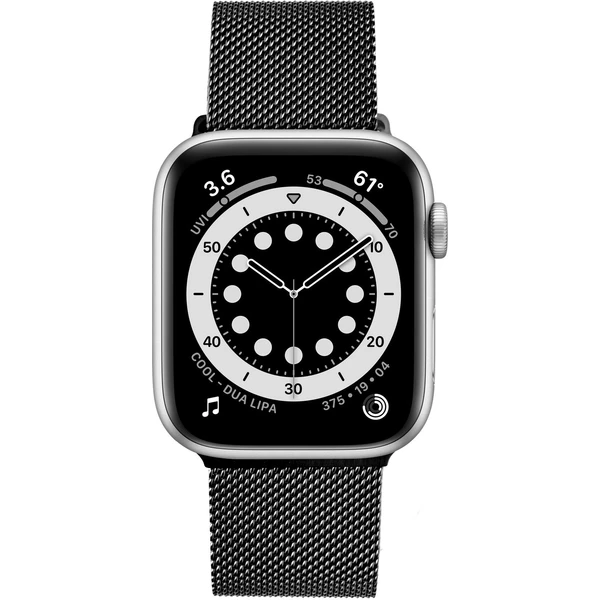 FIXED Mesh Strap síťový nerezový řemínek Apple Watch 38/40/41mm černý - Řemínky - Obrázek LVQU600301