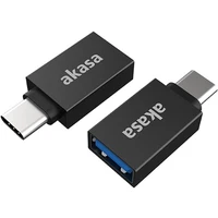 Akasa adaptér USB3.1 Gen2 - USB-C (F/M), 2ks v balení - Redukce