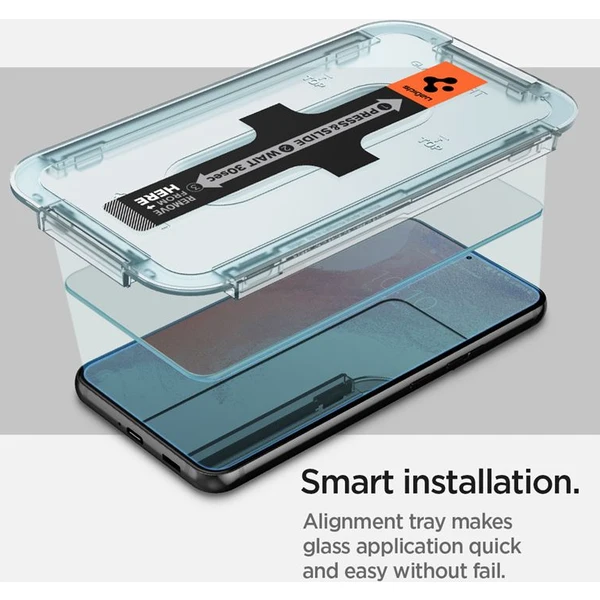 Spigen Glas tR EZ Fit 2 Pack tvrzené sklo Samsung Galaxy S22 - Ochranné folie a skla - Obrázek LWE0700301