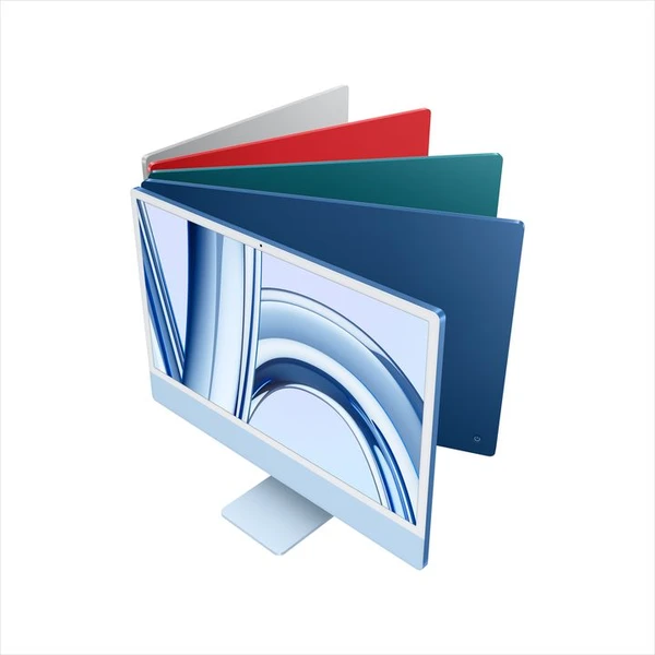 Apple iMac 24" M3 (2023) 8GPU/8GB/256GB modrý - All-in-one - Obrázek LX47000701