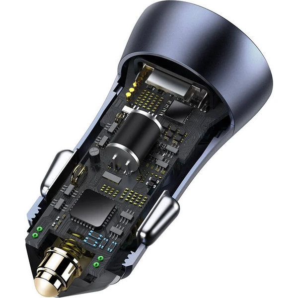 Baseus Golden Contactor Pro 40W USB-C nabíječka do auta šedá - Nabíječky - Obrázek LXTL000K01