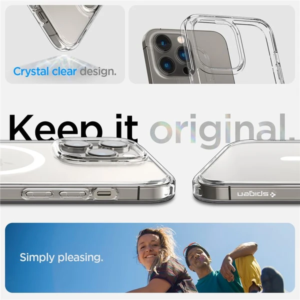 Spigen Ultra Hybrid kryt Mag iPhone 14 Pro bílý - Pouzdra - Obrázek LY2H300401
