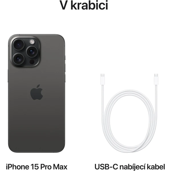 Apple iPhone 15 Pro Max 512GB černý titan - Mobilní telefony - Obrázek LY39000601