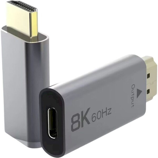 PremiumCord USB-C/HDMI redukce 8K stříbrná