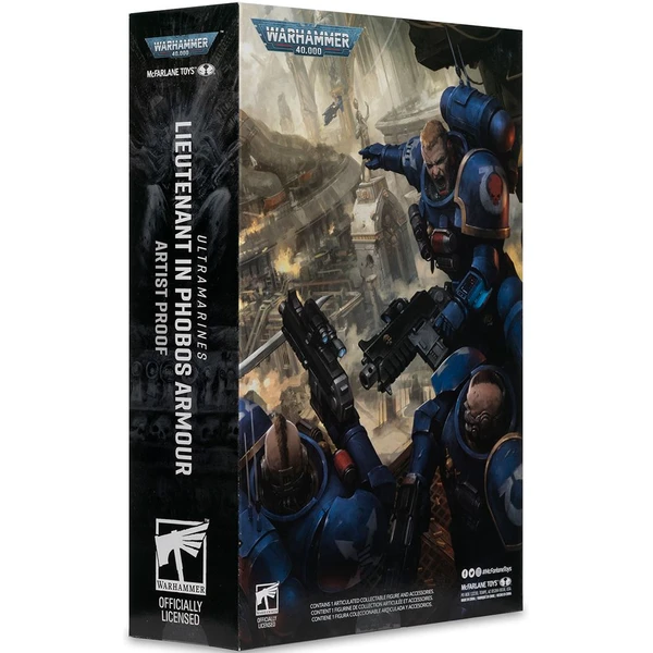 Akční figurka McFarlane Toys Warhammer 40K - Ultramarines Lieutenant in Phobos Armor (Artist Proof)  - Figurky - Obrázek LZ6F000K01