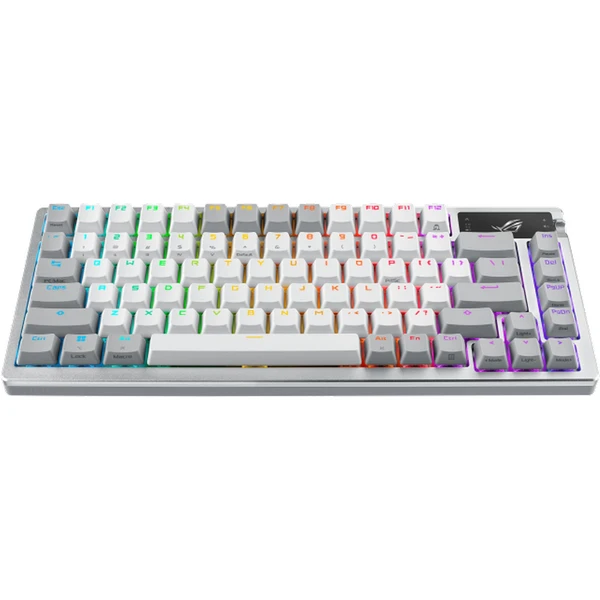 ASUS ROG AZOTH Moonlight White herní klávesnice (US) - Klávesnice - Obrázek M077000701