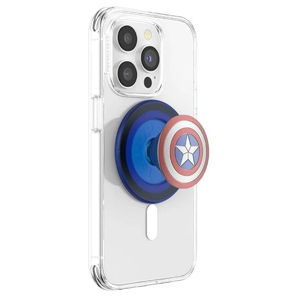 PopSockets PopGrip MagSafe (Round) Marvel - Captain America (MagSafe All) - Držáky - Obrázek M096000J01
