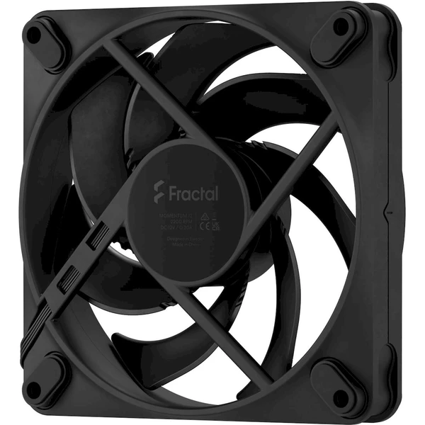 Fractal Design Momentum 12 černý - Ventilátory pro PC - Obrázek M0JF000O01