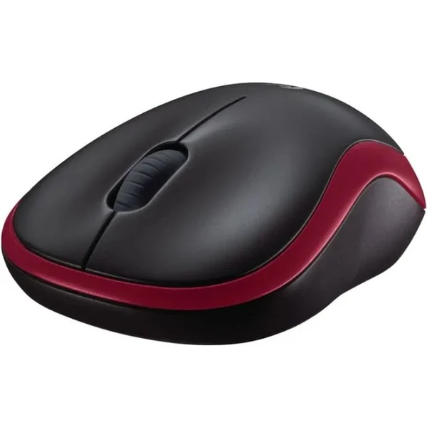 Logitech Wireless Mouse M185 bezdrátová myš červená - Myši - Obrázek M0OR000501