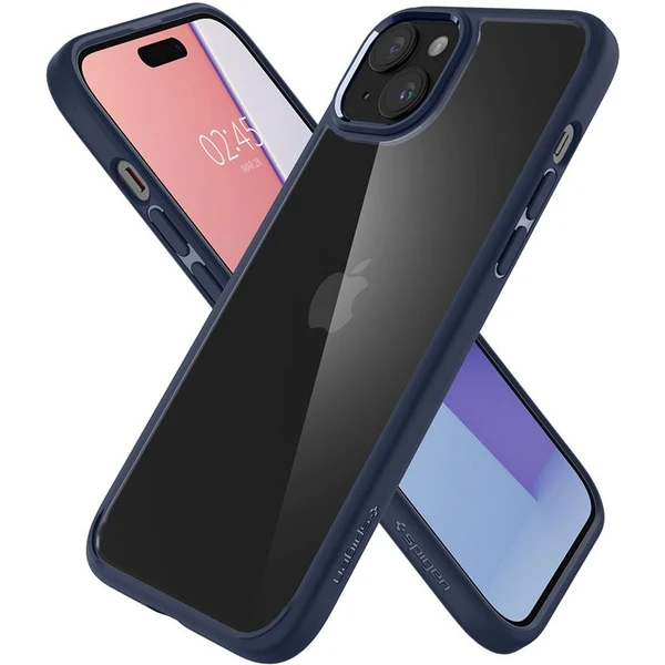 Spigen Ultra Hybrid kryt iPhone 15 modrý - Pouzdra - Obrázek M0U8000601