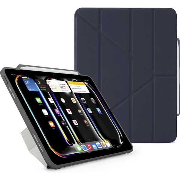 Pipetto Origami No3 Pencil Case Dark Blue iPad Pro 13 2024 P053-113-AG