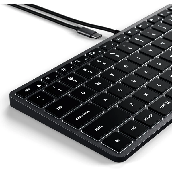 Satechi Slim W1 USB-C klávesnice US vesmírně šedá - Klávesnice - Obrázek M1BT000501