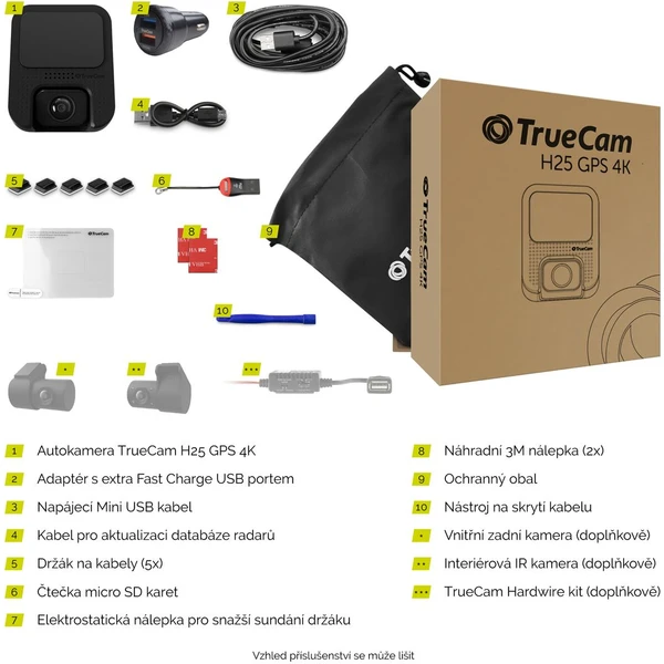TrueCam H25 GPS 4K - Kamery - Obrázek M1HD100501