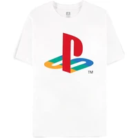 Tričko PlayStation - Logo Classic bílé XL - Trička