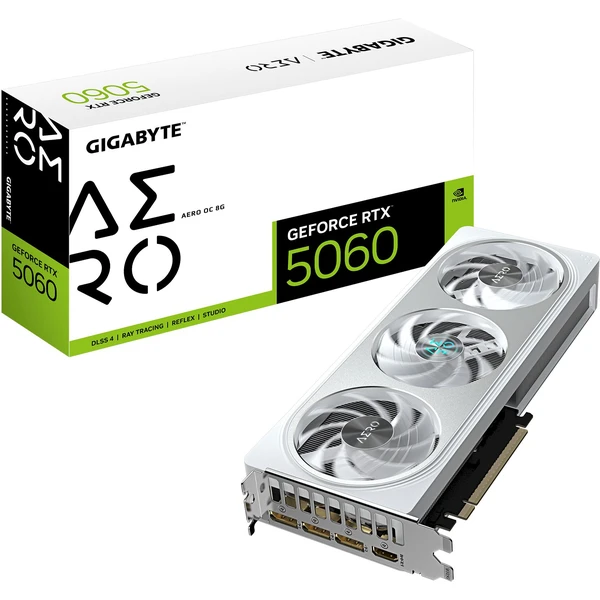 GIGABYTE NVIDIA GeForce RTX 5060 AERO OC 8G - Grafické karty - Obrázek M1XE000P01