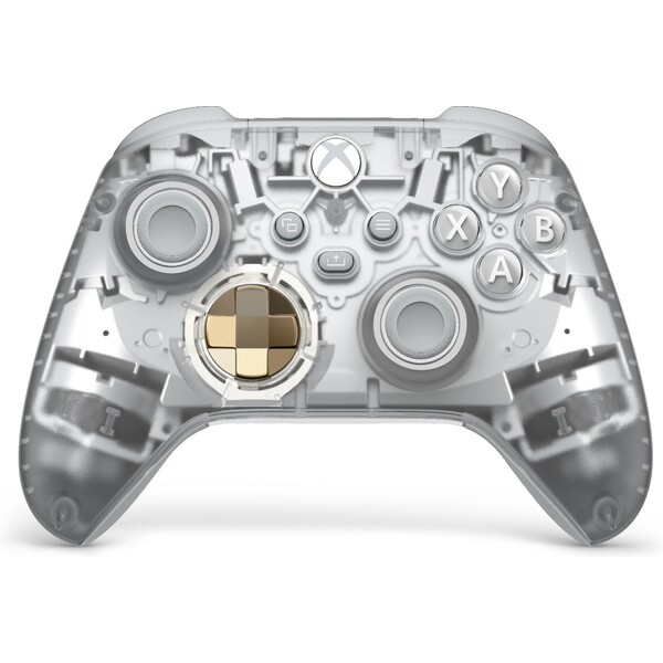 Xbox Wireless Controller Translucent Series Ghost Cipher Special Edition. Šedá/stříbrná