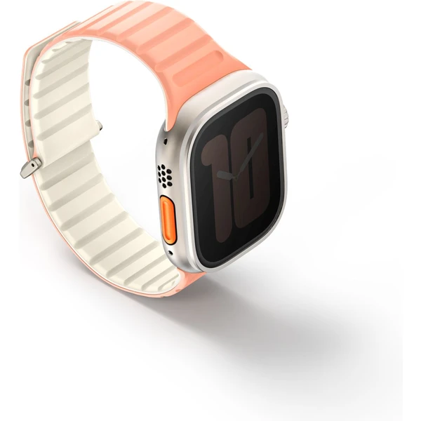UNIQ Revix Evo oboustranný řemínek Apple Watch 49/46/45/44/42mm (růžový/krémový) - Řemínky - Obrázek M2O5000O01