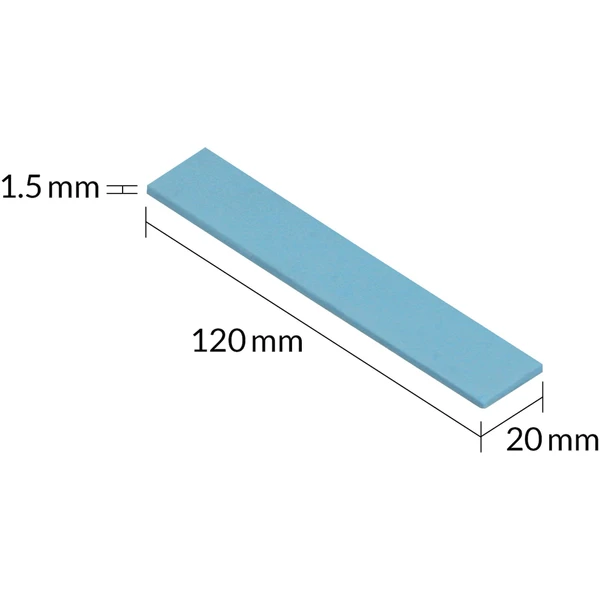 Arctic teplovodivá podložka - TP-3 120 x 20 x 1,5 / 4 pack - Teplovodivé pasty a pásky - Obrázek M2P9000O01