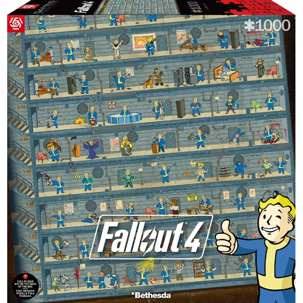 Puzzle Gaming: Fallout 4 - Perk Poster (1000) - Puzzle - Obrázek M2QE000N01