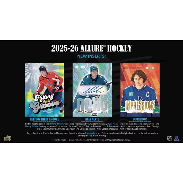 Hokejové karty 2025-26 Upper Deck Allure Hockey Hobby Box - Hokejové karty - Obrázek M33S000K01