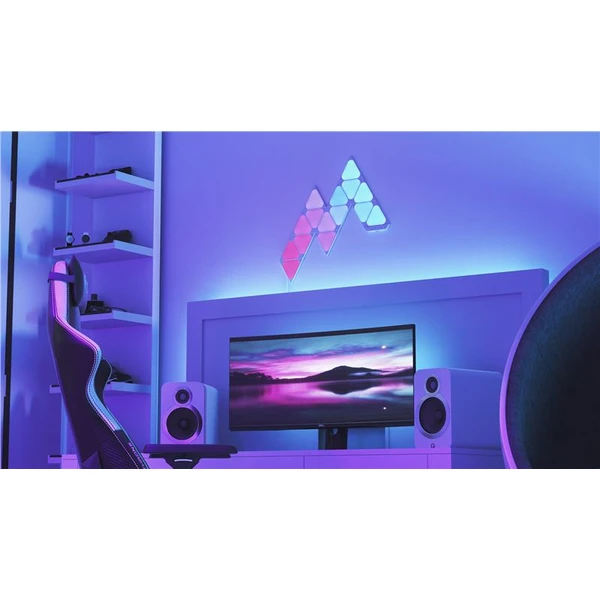 Nanoleaf Shapes Triangles Mini Expansion Pack (10 ks) chytré modulární osvětlení - Chytrá osvětlení - Obrázek M353000501