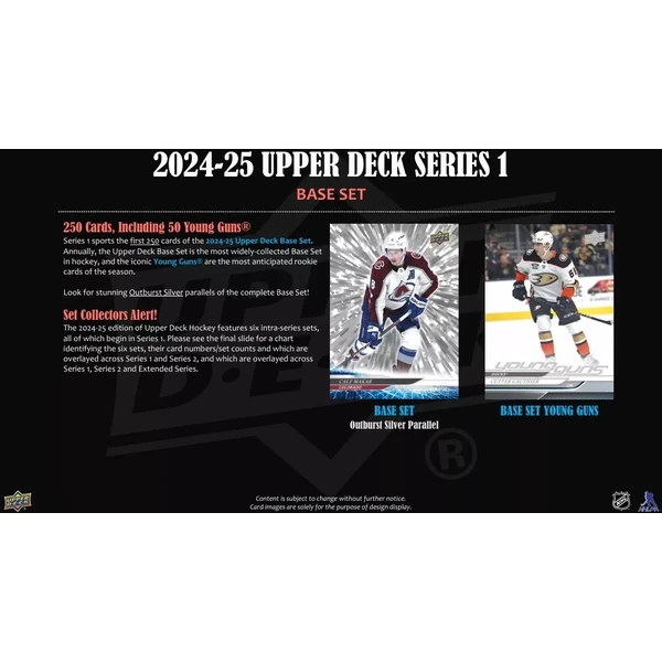 Hokejové karty 2024-25 Upper Deck Series 1 Hockey Gravity Box - Hokejové karty - Obrázek M35B000L01