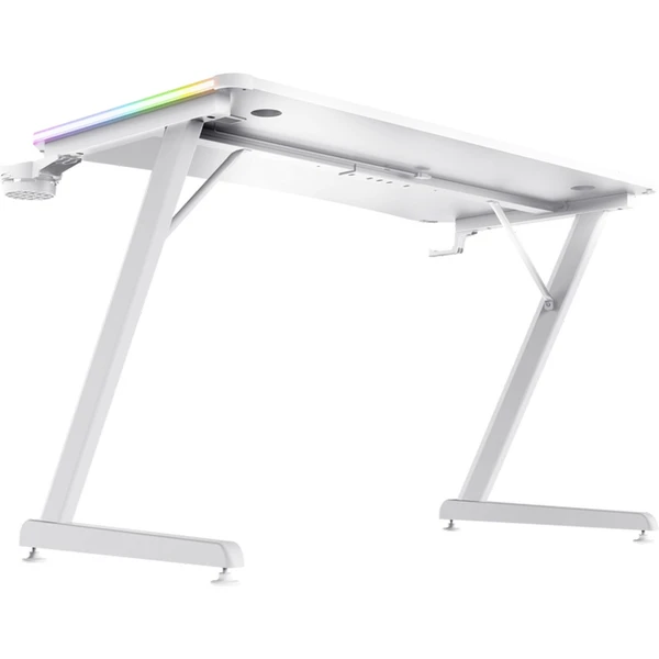 Trust GXT709W Luminius RGB herní stůl bílá - Stoly - Obrázek M362000O01