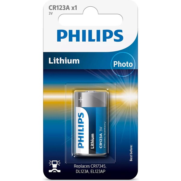 Philips CR123A/01B Lithiová baterie CR123A (3V) - Smarty.cz