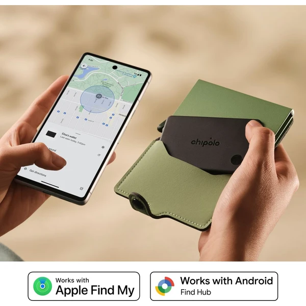 Chipolo CARD Bluetooth lokátor černý - Lokátory - Obrázek M3DJ000K01