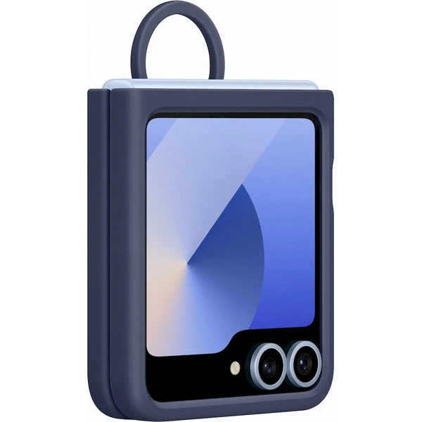 Samsung Silicone Case kryt Galaxy Z Flip6 námořně modrý - Pouzdra - Obrázek M3E7000L01