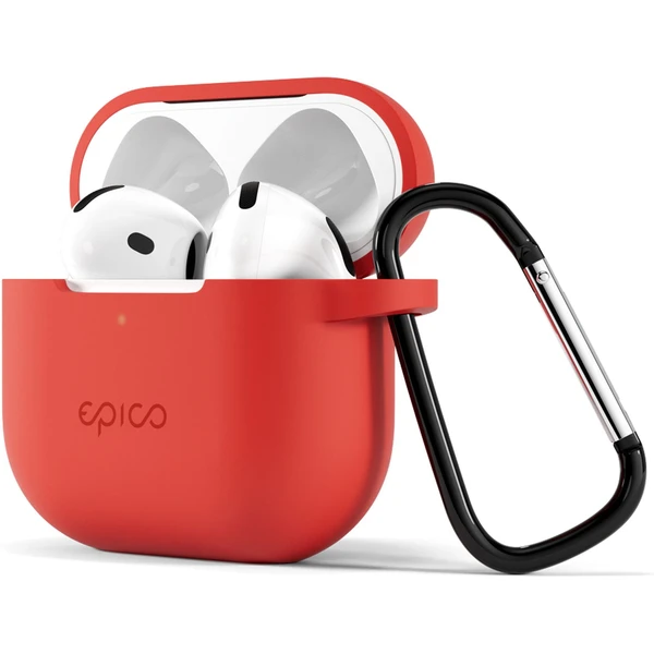 Epico odolný silikonový kryt pro Airpods 4 červený - Pouzdra - Obrázek M3LA000J01