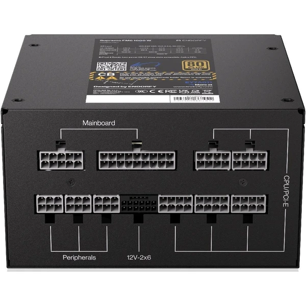 Endorfy Supremo FM6 Gold 1000W - Zdroje - Obrázek M3YC000K01