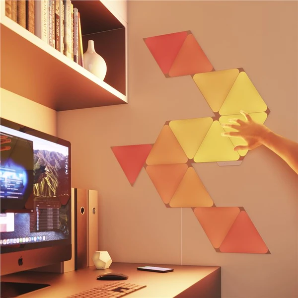 Nanoleaf Shapes Triangles Expansion Pack (3 ks) chytré modulární osvětlení - Chytrá osvětlení - Obrázek M453000501