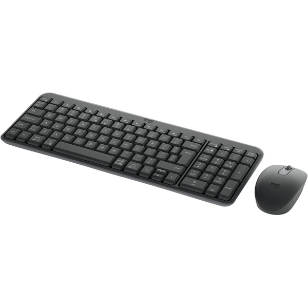 Logitech MK250 US set klávesnice a myši světle šedá - Klávesnicové sety - Obrázek M46F000K01