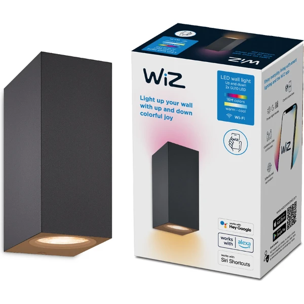 WiZ Up&Down nástěnné LED svítidlo RGB IP20 černé - Svítidla - Obrázek M4B1000601
