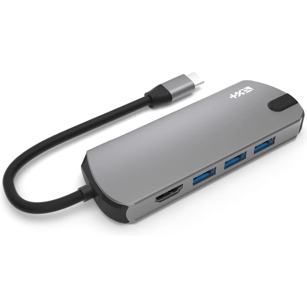 Next One USB-C Pro Multiport adaptér šedý - Smarty.cz