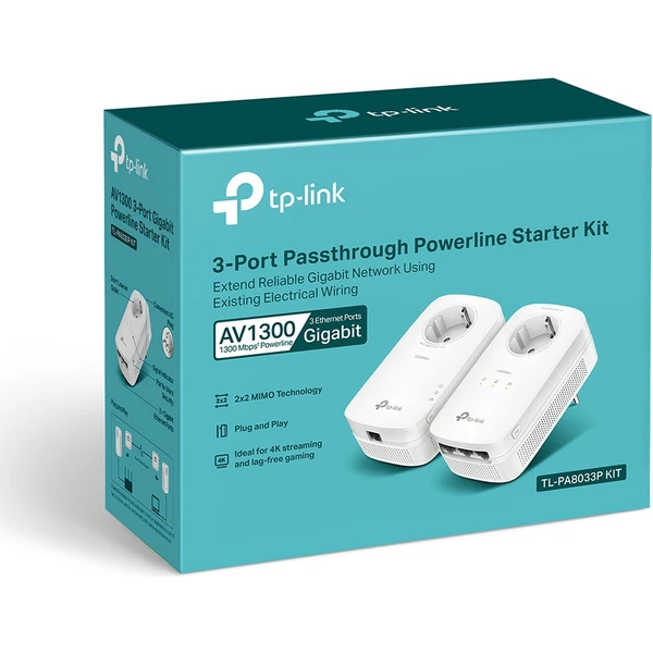 TP-Link TL-PA8033P KIT Powerline - Powerline - Obrázek M4P2000N01