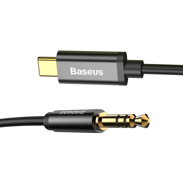 Baseus USB-C/3,5mm kabel 1,2m černý - Kabely a redukce - Obrázek M4RR000501